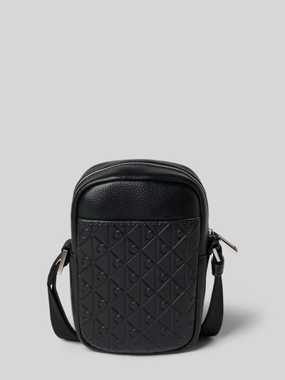 CK Calvin Klein Schoudertas met doorgestikte naden en labeldetail Zwart - 4