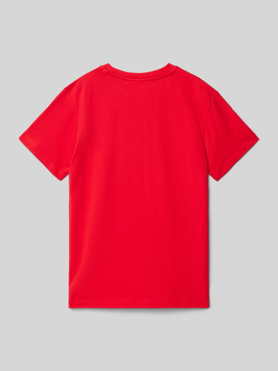 HUGO T-Shirt mit Runfdhalsausschnitt Rot 3