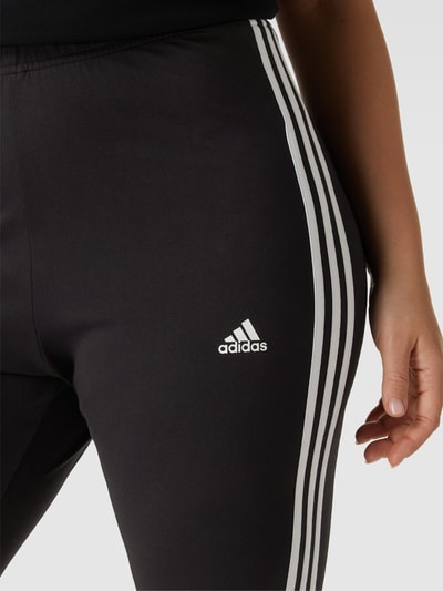 adidas Sportswear Plus Kolarki PLUS SIZE z detalem z logo Czarny 3