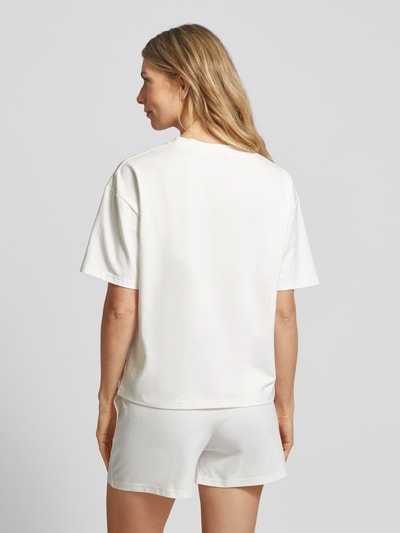 HUGO T-shirt met ronde hals, model 'SHUFFLE' Offwhite - 5