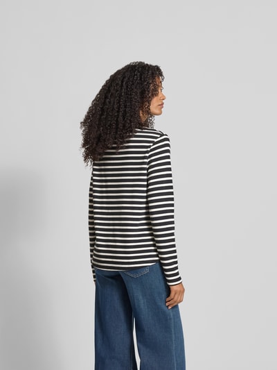 Juvia Relaxed Fit Longsleeve aus Baumwoll-Mix Black 5