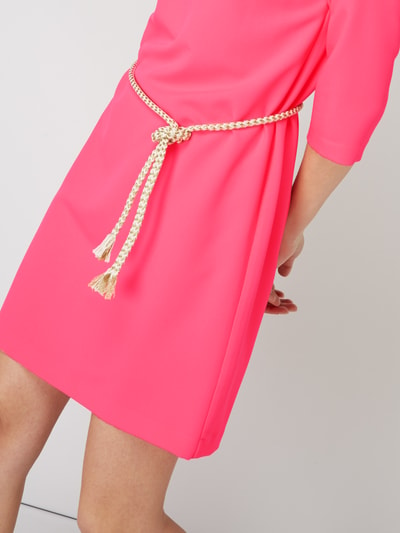 Vilagallo Kleid mit Kordel zum Binden Neon Pink 4