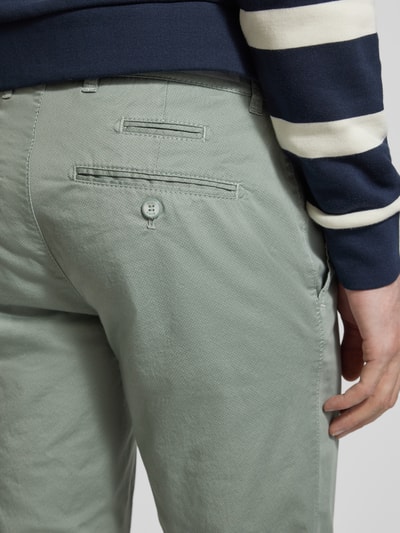 Brax Fein strukturierte Slim Fit Hose Modell 'Fabio' Mint 3