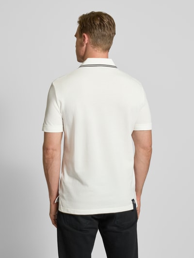 ARMANI EXCHANGE Poloshirt met korte ritssluiting Wit - 5