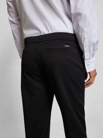 CK Calvin Klein Stoffen broek met elastische band Zwart - 3