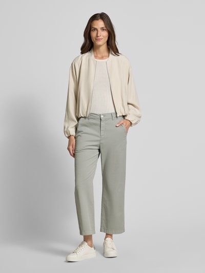 MAC Capribroek met paspelzakken aan de achterkant Rietgroen - 1