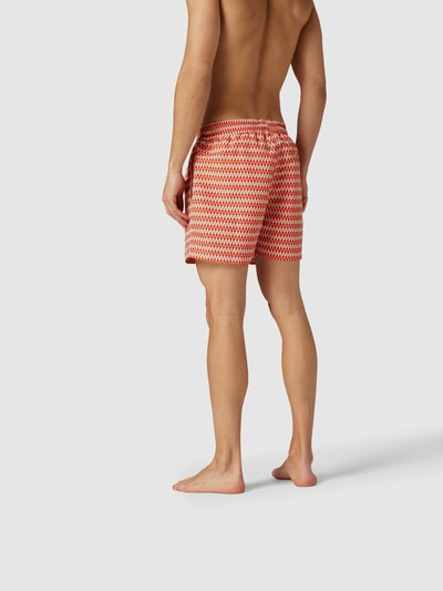 Frescobol Carioca Badehose mit elastischem Bund Rot 5