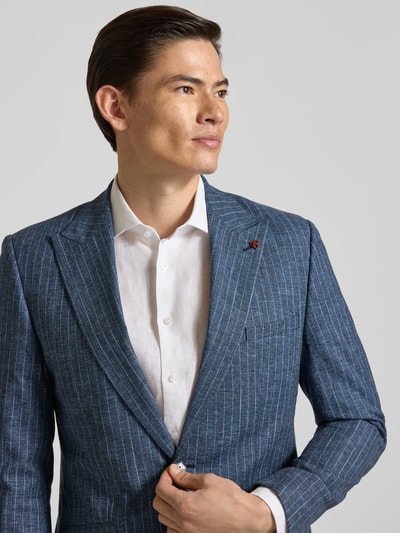 ROY ROBSON Slim Fit Anzug mit 2-Knopf-Sakko Marine 3