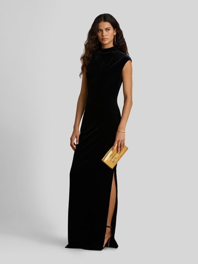 Lauren Ralph Lauren Sukienka wieczorowa z wysokim rozcięciem Czarny 1