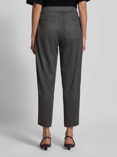 Cambio Stoffen broek met achterzakken, model 'OLIVE' Donkergrijs gemêleerd - 5