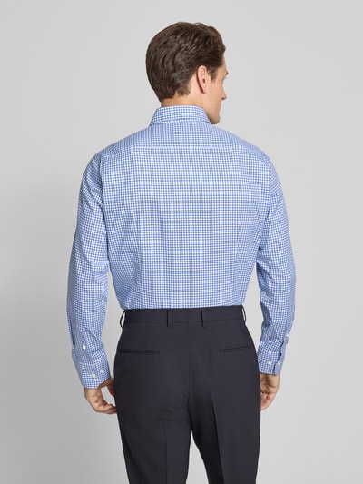 Christian Berg Men Regular fit zakelijk overhemd met button-downkraag Koningsblauw - 5