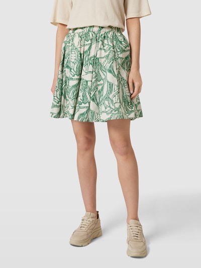 Jake*s Collection Minirok met all-over motief Groen - 4