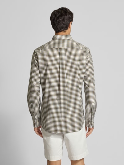 Gant Regular Fit Freizeithemd mit Button-Down-Kragen Oliv 5