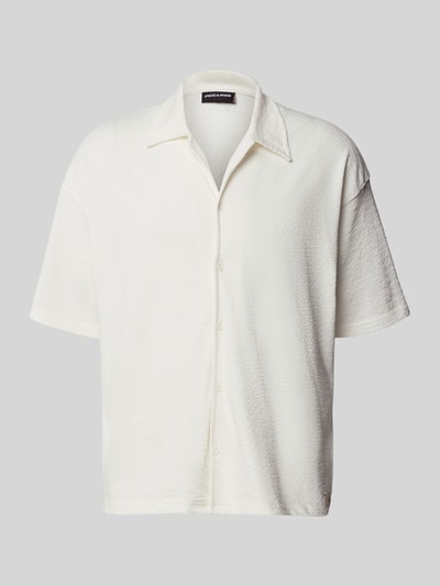 PEGADOR Regular Fit Freizeithemd mit Reverskragen Modell 'Arcos' Offwhite 2