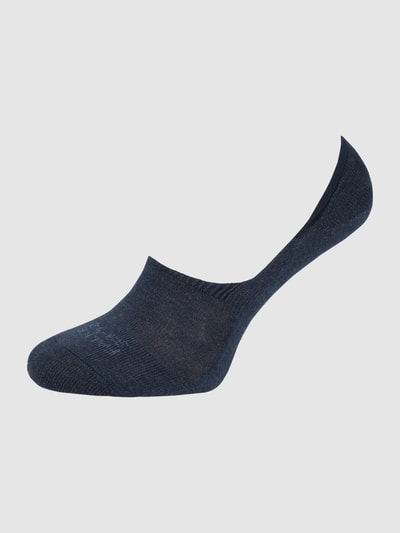 Falke High cut kousenvoetjes met antislipsysteem, model 'Step High Cut' Marineblauw gemêleerd - 1