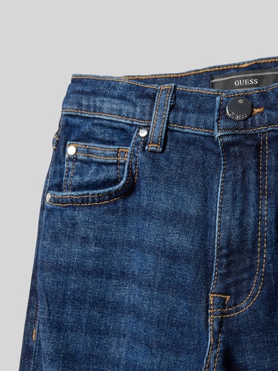 Guess Low Waist Jeans im Used-Look Blau 2