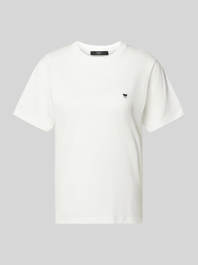 Weekend Max Mara T-Shirt mit Logo-Stitching Modell 'VENACO' Weiss 2