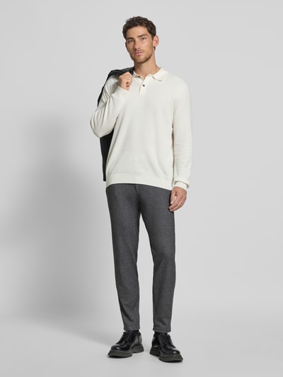 Brax Slim Fit Stoffhose mit Gesäßtaschen Modell 'Phil' Mittelgrau 1