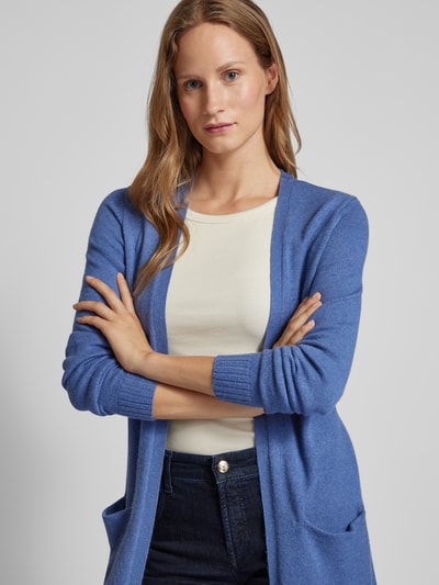 Vila Longcardigan mit Eingrifftaschen Modell 'RIL' Blau 3