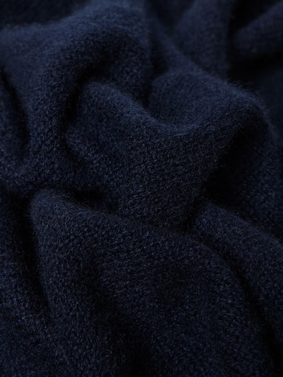 Christian Berg Woman Kaschmirschal in Strick-Optik Dunkelblau 2