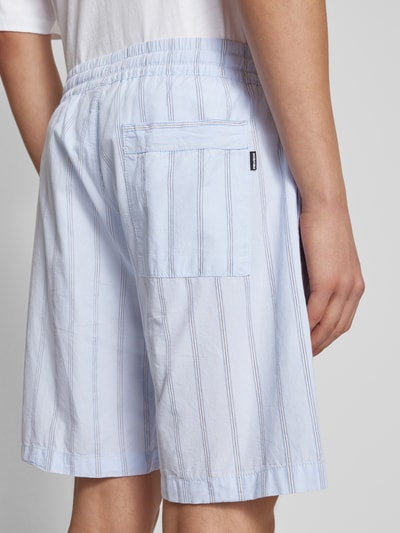 REVIEW Szorty z elastycznym pasem Jasnoniebieski 3