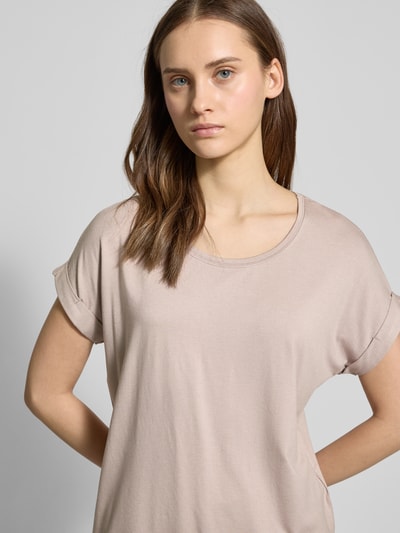 Only Regular Fit T-Shirt mit Viskose-Anteil Modell 'MOSTER' Taupe 3