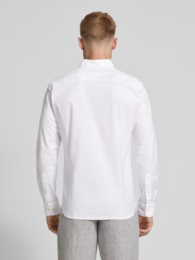 Jack & Jones Premium Slim Fit Freizeithemd mit Brusttasche Modell 'BROOK OXFORD' Weiss 5