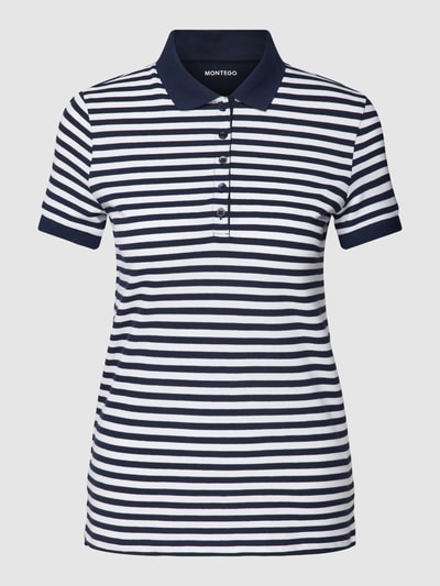 Montego Koszulka polo w paski Ciemnoniebieski 2