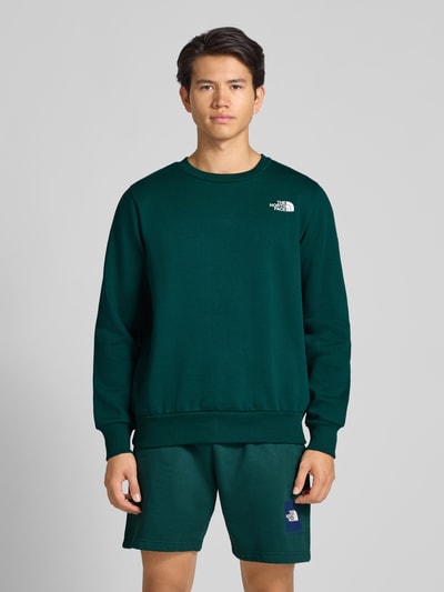 The North Face Sweatshirt mit Label-Print Petrol 4