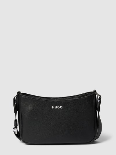 HUGO Umhängetasche in Leder-Optik Modell 'HOBO' Black 2