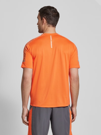 Under Armour T-Shirt mit Label-Print Orange 5