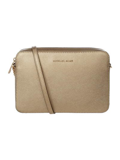 MICHAEL Michael Kors Crossbody Bag aus Saffianoleder in Metallicoptik Gold 1