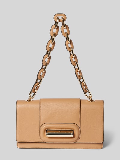 Tommy Hilfiger Clutch van rundleer, model 'TURNLOCK' Beige - 2