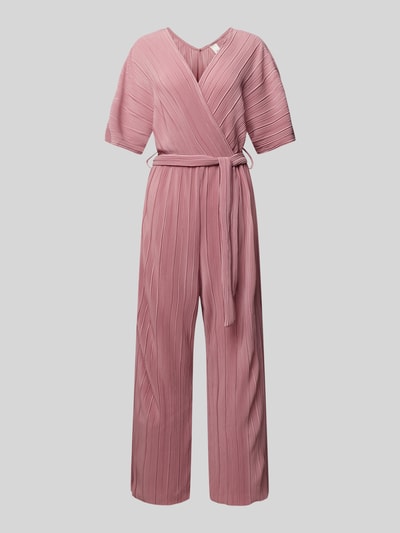 YAS Jumpsuit in Wickel-Optik Modell 'OLINDA' Altrosa 2