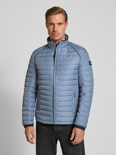 NAUTGÅRD Regular Fit Jacke in Stepp-Optik Modell 'OLYMPUS' Bleu 3
