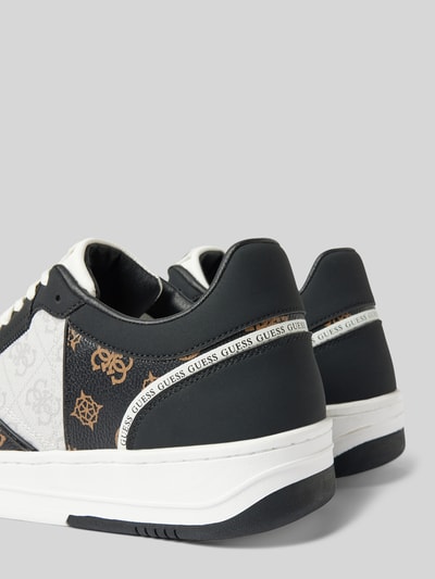 Guess Sneakersy z nadrukiem z logo model ‘ANCONA’ Średniobrązowy 2