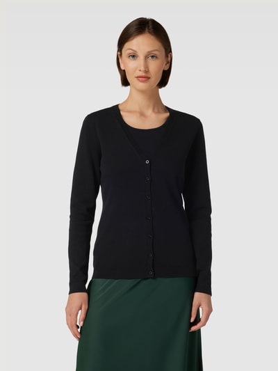 Montego Cardigan mit V-Ausschnitt Black 4