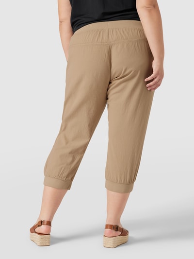 KAFFE Curve PLUS SIZE Caprihose mit Eingrifftaschen Sand 5