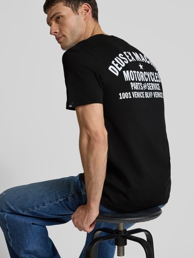 DEUS EX MACHINA T-Shirt mit Label-Print Modell 'Venice' Black 3