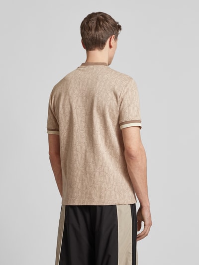 EA7 Emporio Armani T-Shirt mit Label-Print Modell 'TRAIN' Beige 5