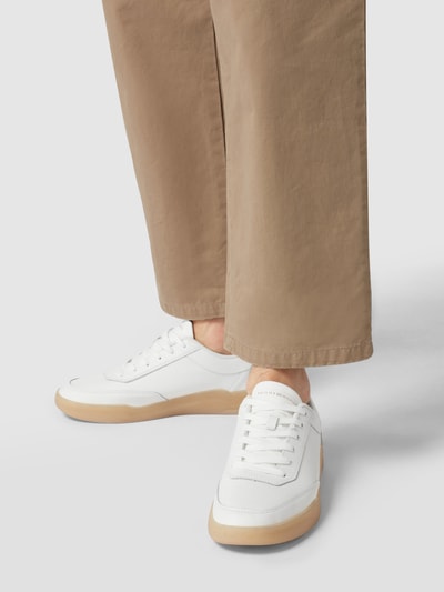 Tommy Hilfiger Sneaker aus Leder mit Label-Details Offwhite 1