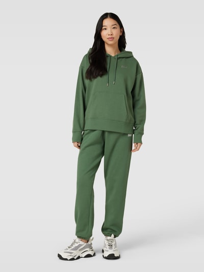 DKNY PERFORMANCE Bluza z kapturem i kieszenią kangurką Khaki 1