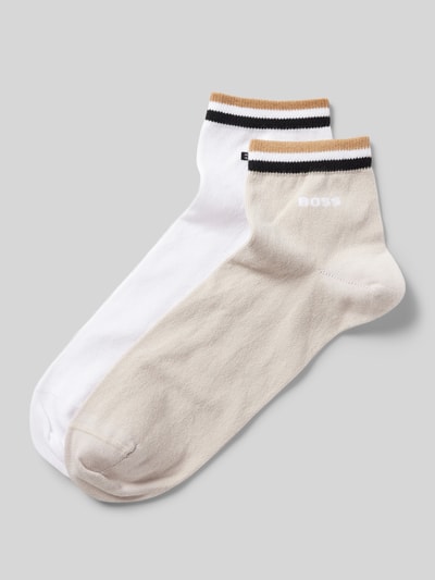 BOSS Socken mit Label-Detail im 2er-Pack Beige 1