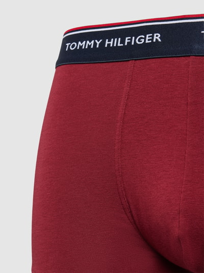 Tommy Hilfiger Trunks mit elastischem Logo-Bund im 3er-Pack Dunkelblau 2