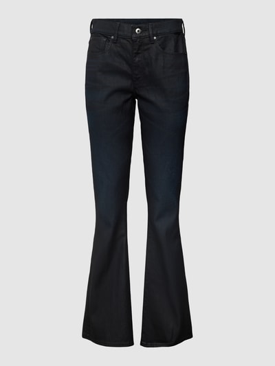 G-Star Raw Flared jeans met labeldetails, model 'Flare' Donkerblauw - 2