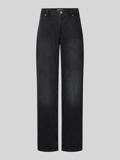 Review Essentials straight fit jeans  Zwart - 2