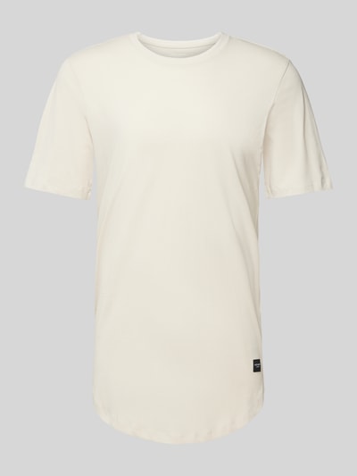 Jack & Jones T-Shirt mit abgerundetem Saum Modell 'ENOA' Offwhite 2