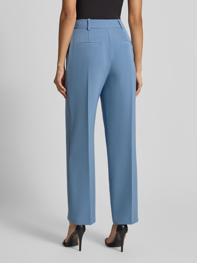 Forever New Straight Leg Anzughose mit Bügelfalten Modell 'Ariel' Blau 5