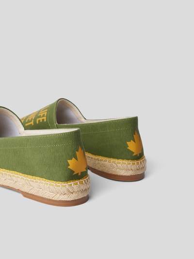 Dsquared2 Espadrilles mit Prints Olivgrün 3