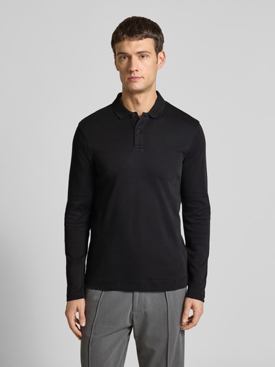 Christian Berg Men Regular Fit Poloshirt mit Knopfleiste Black 4